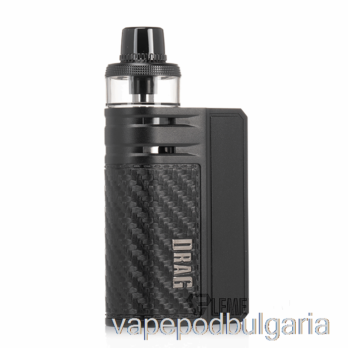 Vape Bulgaria Voopoo Drag E60 Pod Mod Kit въглеродни влакна